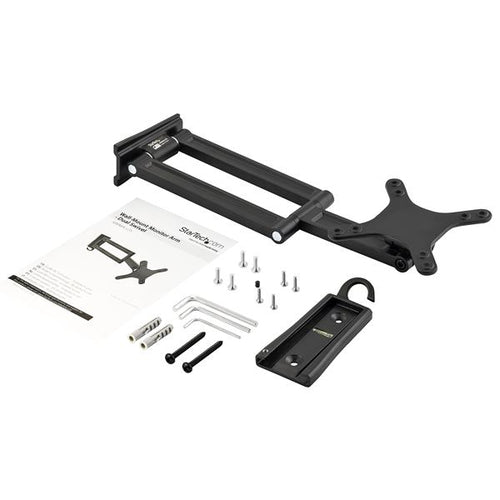 STARTECH.COM WALL MOUNT MONITOR ARM - DUAL SWIVEL - FOR UP TO 34IN MONITOR 5 YR