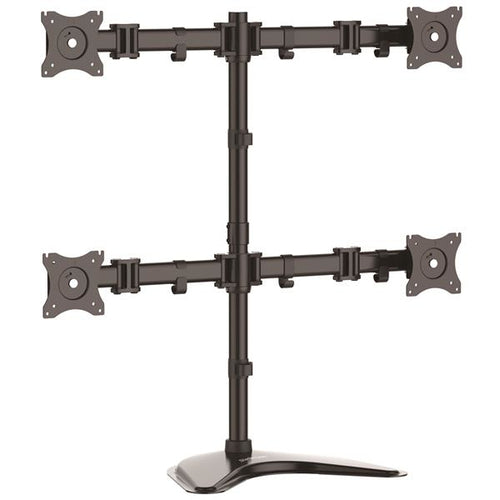 STARTECH.COM QUAD MONITOR STAND - STEEL - VESA MOUNT MONITORS UP TO 27IN 5 YR