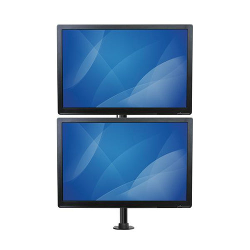 STARTECH.COM DESK MOUNT DUAL MONITOR MOUNT - VERTICAL - UP TO 27" MONITORS 5 YR