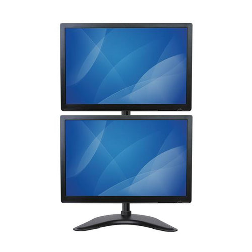 STARTECH.COM VERTICAL DUAL MONITOR STAND - STEEL - FOR MONITORS UP TO 27IN 5 YR