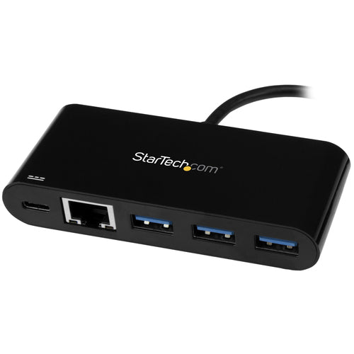 StarTech.com US1GC303APD - USB-C to GbE Adapter w/ 3-Port USB Hub