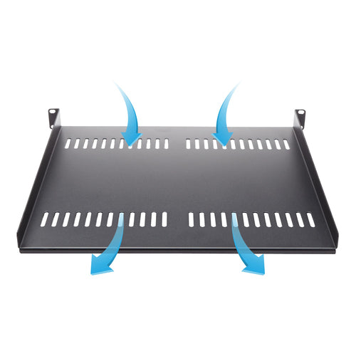 StarTech.com CABSHELF116V - Vented 1U Rack Shelf - 16in Deep