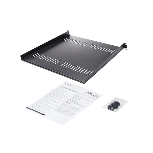 StarTech.com CABSHELF116V - Vented 1U Rack Shelf - 16in Deep