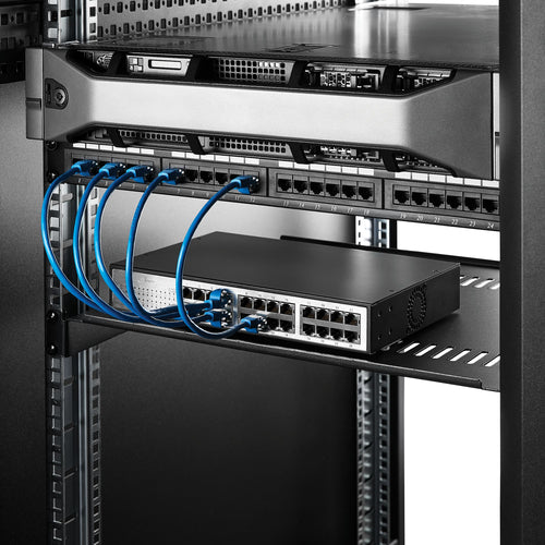 StarTech.com CABSHELF116V - Vented 1U Rack Shelf - 16in Deep