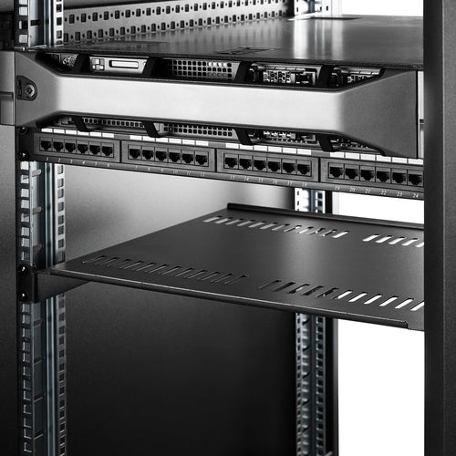StarTech.com CABSHELF116V - Vented 1U Rack Shelf - 16in Deep