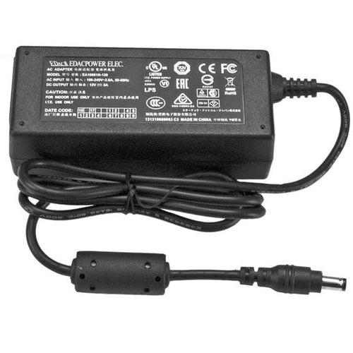 StarTech.com SVA12M5NA - Replacement 12V Power Adapter - 12V 5A