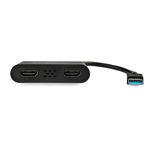 StarTech.com USB32HD2 - USB to Dual HDMI Adapter - 4K
