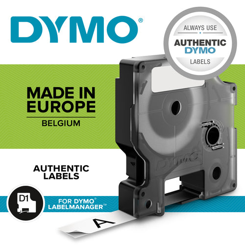 S0720840 - Dymo Blue on Wht 19mmx7m Tape