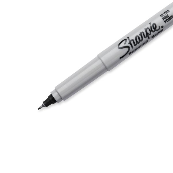 SHARPIE 37121 - S37121 Ultra Fine (MOQ 12) Black Permanent Marker Pen