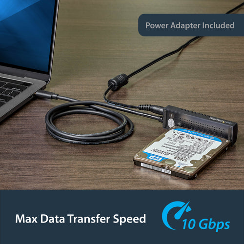 StarTech.com USB31C2SAT3 - USB C SATA Adapter for 2.5/3.5in SSD/HDD