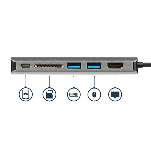 StarTech.com DKT30CSDHPD - USB-C Multiport Adapter w/ SD - HDMI GbE