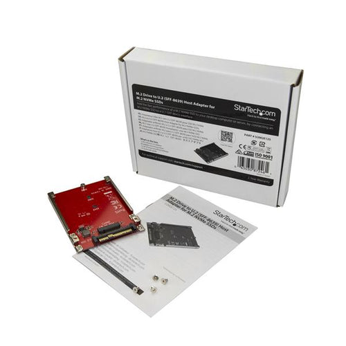 StarTech.com U2M2E125 - M.2 Drive to U.2 (SFF-8639) Host Adapter