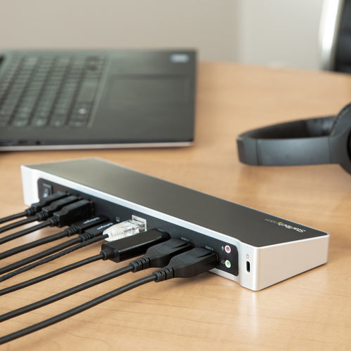DK30CH2DPPD - STARTECH.COM USB-C DOCK - TRIPLE 4K MONITOR, 5X USB3.0, WINDOWS/MAC - 60W PD 3YR