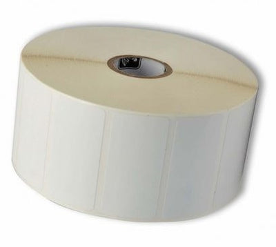 Zebra 10028598 Label RFID 02.36in X 0.98in (60x25mm) White coated PP 3in(76.2mm) core 500/roll 1/box Plain