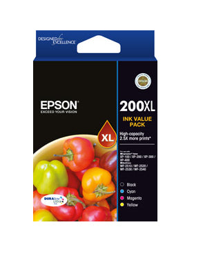 Epson C13T201692 - HIGH CAP DURABRITE ULTRA 4 INK VALUE PK