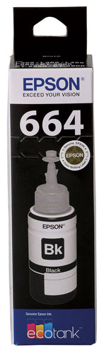 Epson C13T664192 - T664 Schwarze Tintenflasche