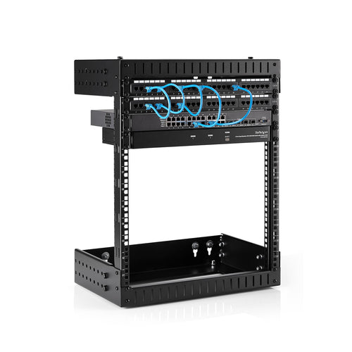 RK12WALLOA - STARTECH.COM 12U 19" WALL MOUNT NETWORK RACK OPEN ADJUSTABLE 12-20" AV/DATA 5 YR
