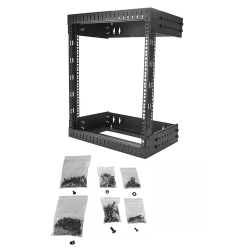 RK12WALLOA - STARTECH.COM 12U 19" WALL MOUNT NETWORK RACK OPEN ADJUSTABLE 12-20" AV/DATA 5 YR