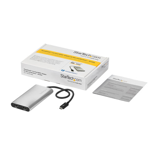 StarTech.com TB32HD24K60 - Thunderbolt 3 to Dual HDMI - 4K 60Hz