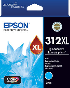 Epson C13T183292 - 312XL CYAN INK CLARIA PHOTO HD