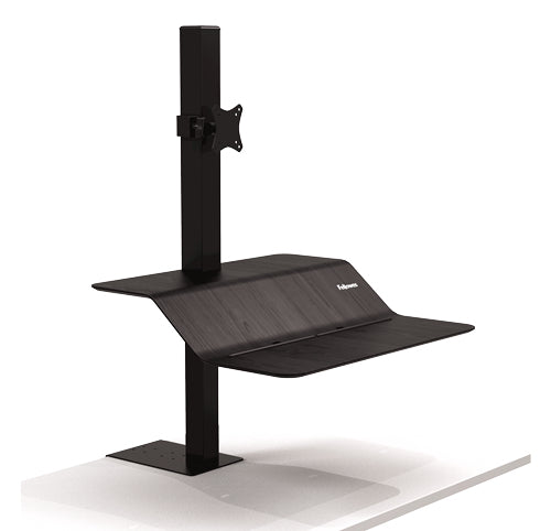 8080101 - Fellowes Lotus VE Single Monitor Sit Stand Workstation
