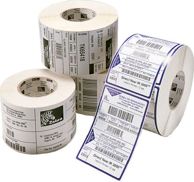 ZEBRA 3006321 LABEL. PAPER. 102X102MM THERMAL TRANSFE