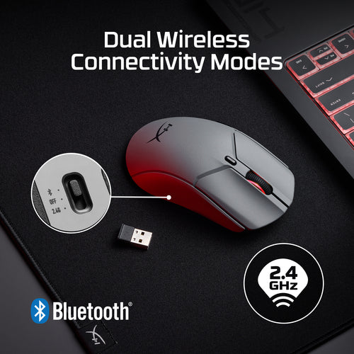 HP A1KY5AA - HYPERX PULSEFIRE HASTE 2 PRO - 4K WIRELESS GAMING MOUSE