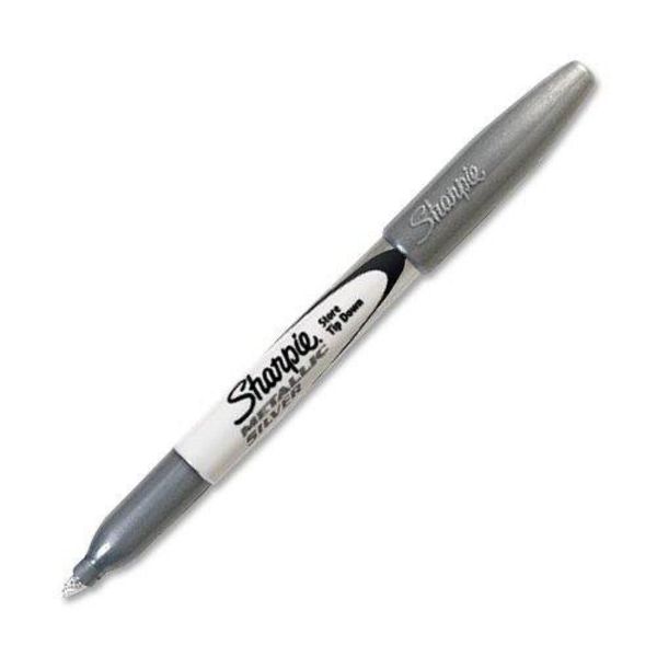 SHARPIE 39013 - S39013 Fine Silver (MOQ12) Metallic Permanent Marker Pen