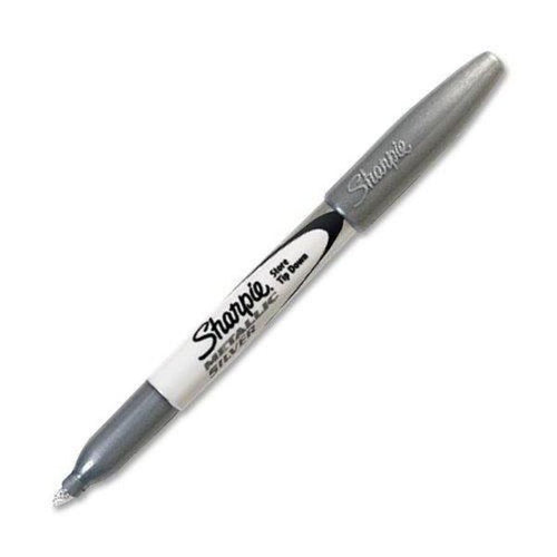 S39013 Fine Silver (MOQ12) Metallic Permanent Marker Pen