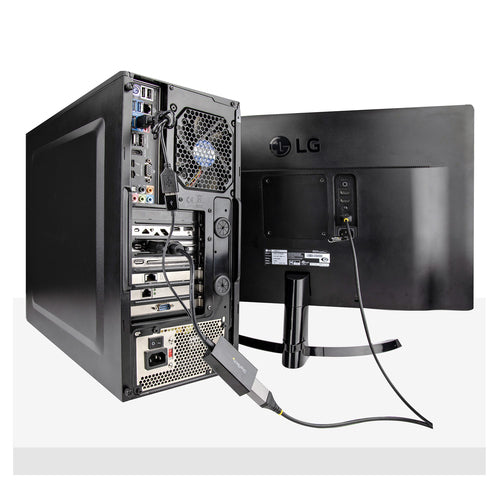 StarTech.com DVI2DP2 - DVI to DisplayPort Adapter - USB Power