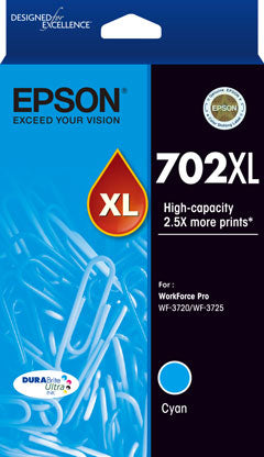 Epson C13T345292 - 702XL CYAN DURABRITE TINTE
