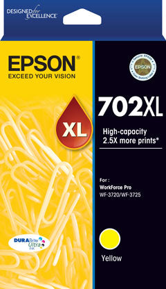 Epson C13T345492 - 702XL GELB DURABRITE TINTE