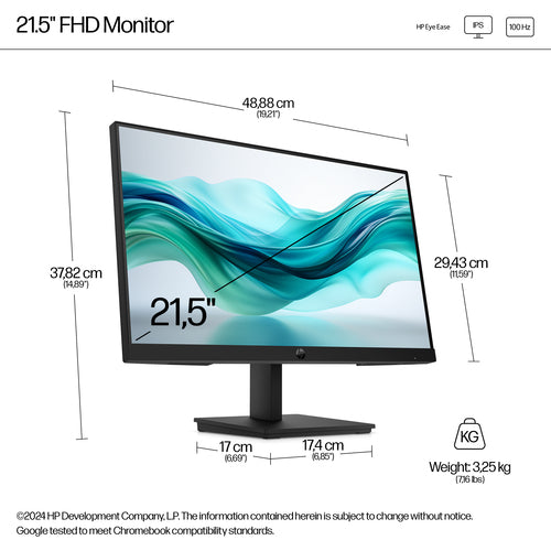 HP Series 3 Pro 322pf 21.5 inch FHD Monitor -  WHILE STOCK LASTS