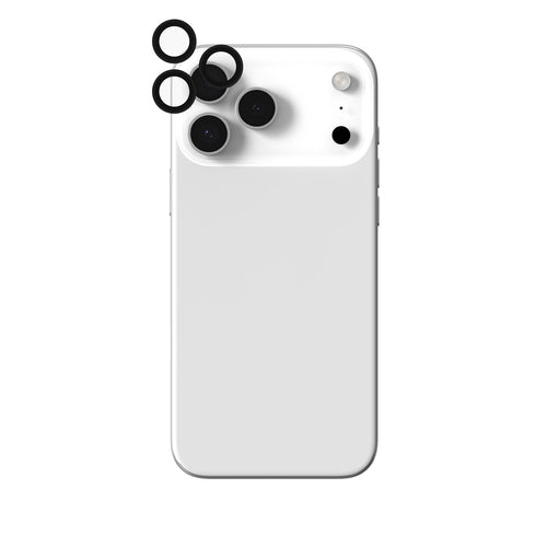 ZAGG InvisibleShield Premium CameraRings Lens Protector, Black, Apple iPhone 17 Pro, iPhon