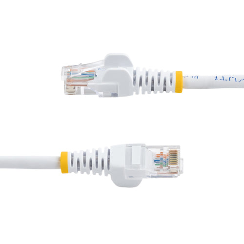 45PAT3MWH - STARTECH.COM 3M CAT 5E WHITE SNAGLESS ETHERNET PATCH CABLE, LTW