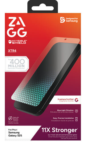 ZAGG InvisibleShield Glass XTR4 Screen Protector for Samsung Galaxy S25