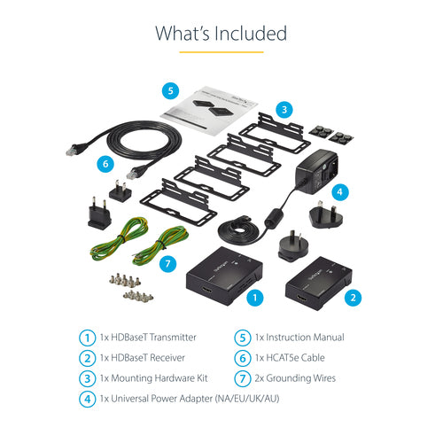 StarTech.com ST121HDBTE - HDMI Over Single Cat 5 Extender - 230ft