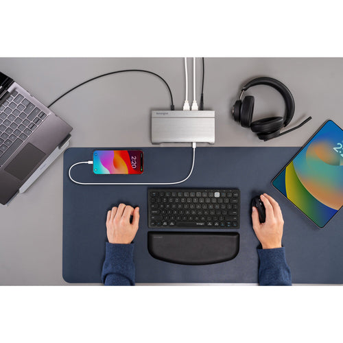 K75502US - KENSINGTON MULTI-DEVICE DUAL WIRELESS COMPACT/TRAVEL KEYBOARD, WIN/IOS/MAC, BLACK, 3Y