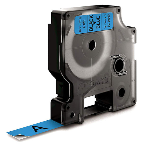 S0720560 - Dymo Blk on Blue 12mmx7m Tape