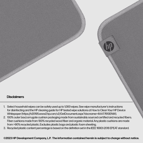 HP 8X595AA - 105 Sanitizable MSE Pad