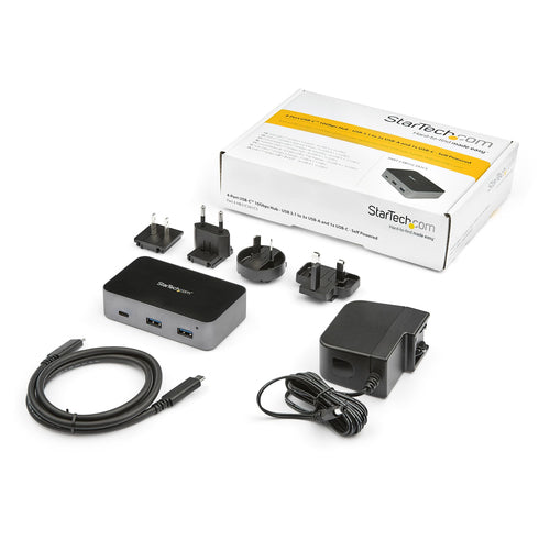 StarTech.com HB31C3A1CS - USB C Hub - Powered - 1x C / 3x A