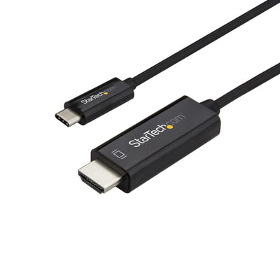 StarTech.com CDP2HD1MBNL - 1m Cable USB C to HDMI 4K60Hz - Black