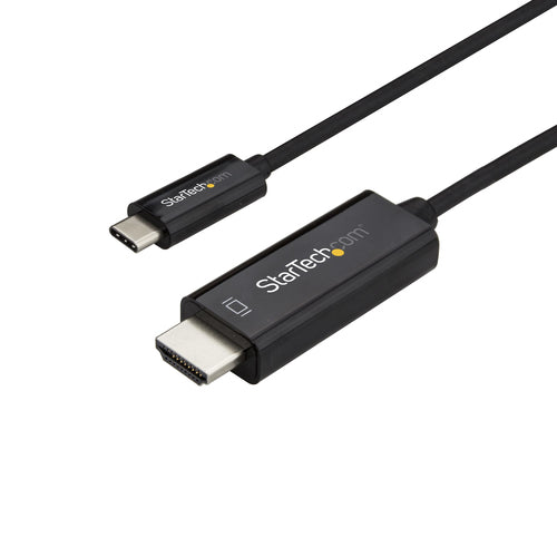 StarTech.com CDP2HD1MBNL - 1m Cable USB C to HDMI 4K60Hz - Black