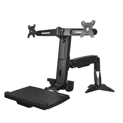StarTech.com ARMSTSCP2 - Sit Stand Dual Monitor Arm - Adjustable