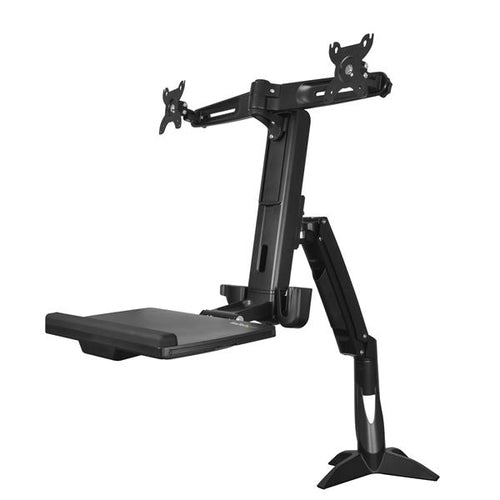 StarTech.com ARMSTSCP2 - Sit Stand Dual Monitor Arm - Adjustable