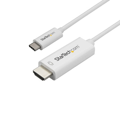 StarTech.com CDP2HD1MWNL - 1m Cable USB C to HDMI 4K60Hz - White