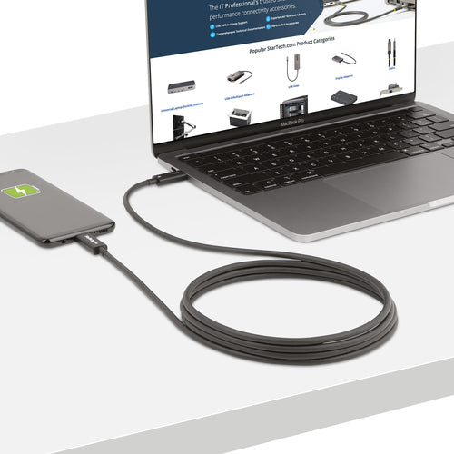 STARTECH.COM 6FT (2M) THUNDERBOLT 4 CABLE, 40GBPS, 100W PD, INTEL-CERTIFIED TB CABLE 2 YR