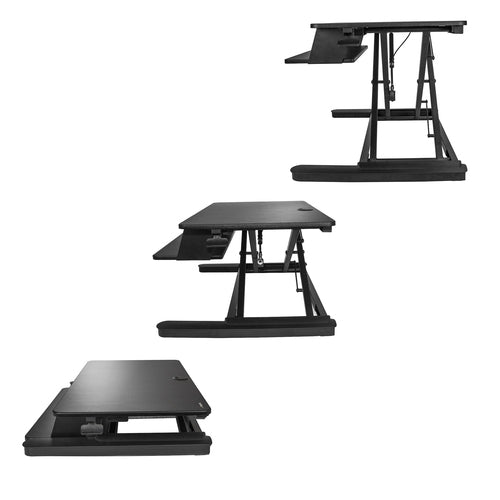 STARTECH.COM SIT STAND DESK CONVERTER - LARGE ADJUSTABLE ERGONOMIC DESK 2 YR