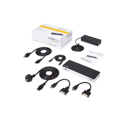 StarTech.com MST30C2HHPD - USB-C DOCK - 60W PD WINDOWS DUAL MONITOR
