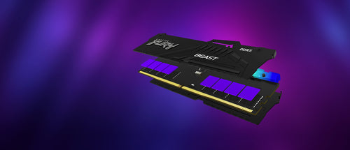 KF556C40BBAK2-32 - KINGSTON 32GB 5600MT/s DDR5 CL40 DIMM (Kit of 2) FURY Beast RGB XMP